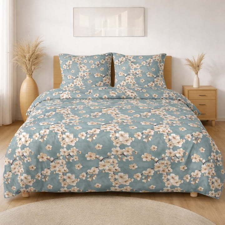 Posciel-Bawelniana-160x200-na-Zamek-Blyskawiczny-KWIATY-Zielona-do-Sypialni-Kod-producenta-Komplet-Poscieli-160x200-Bawelna-Oddychajaca.jpg